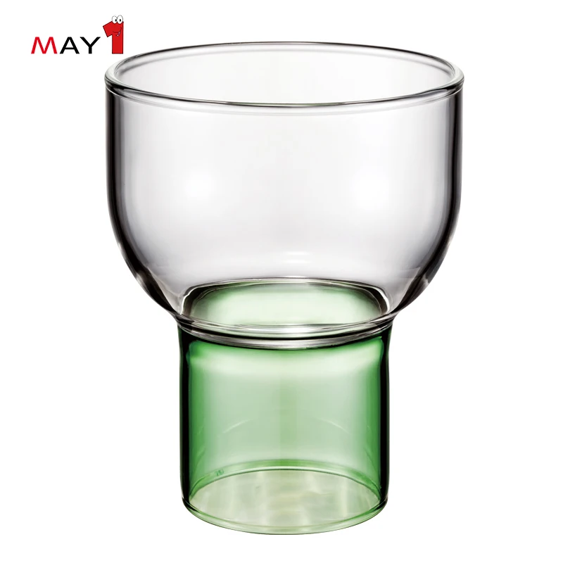 New creative colourful cola ice water beverage frozen glass coffee cup