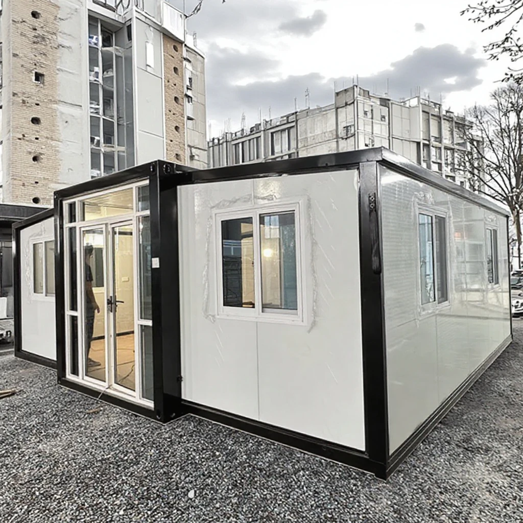 Контейнер pre fab с электричеством eps сэндвич-панели легкая сталь ПВХ полом Складной расширяемый крошечный дом апартамент отель