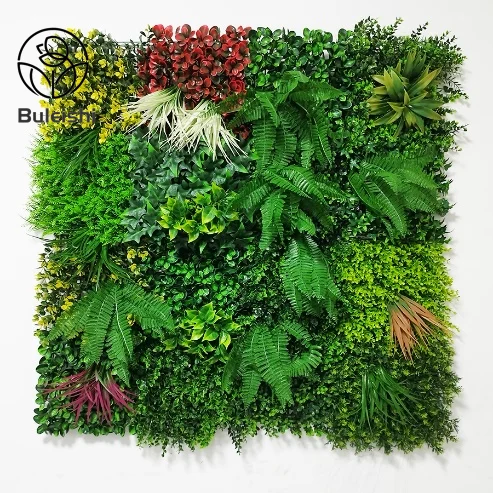 Greenery Grass Panel Fake Plant Green Backdrop Artificial Green Wall for Wedding Home Wall Decoration