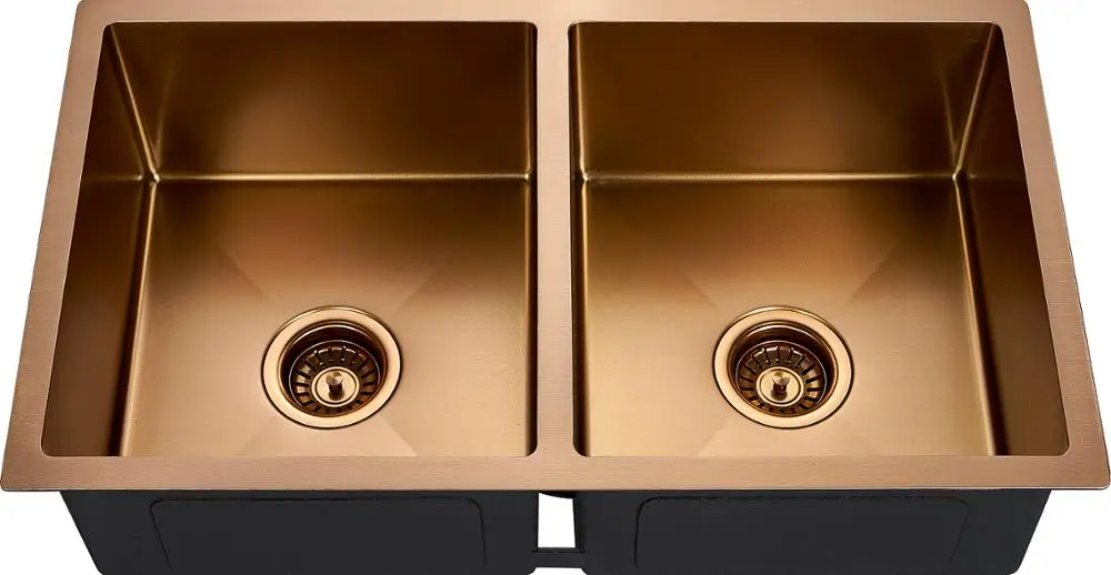 Современная кухонная раковина австралийского стандарта 304 небольшая двойная из нержавеющей стали