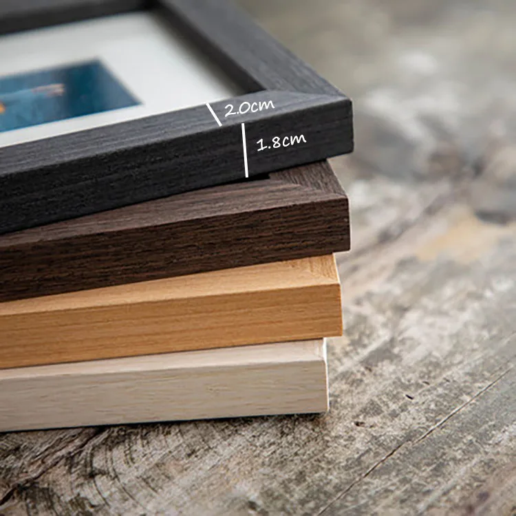 
Wholesale MDF Wood Grain Set Table Hanging The Wall Picture Photo Painting Poster Frame 