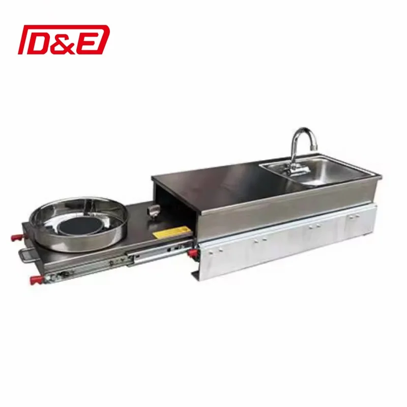 Gas Stove RV integrated gas stove Trailer kitchen outdoor gas stove for RV Camper