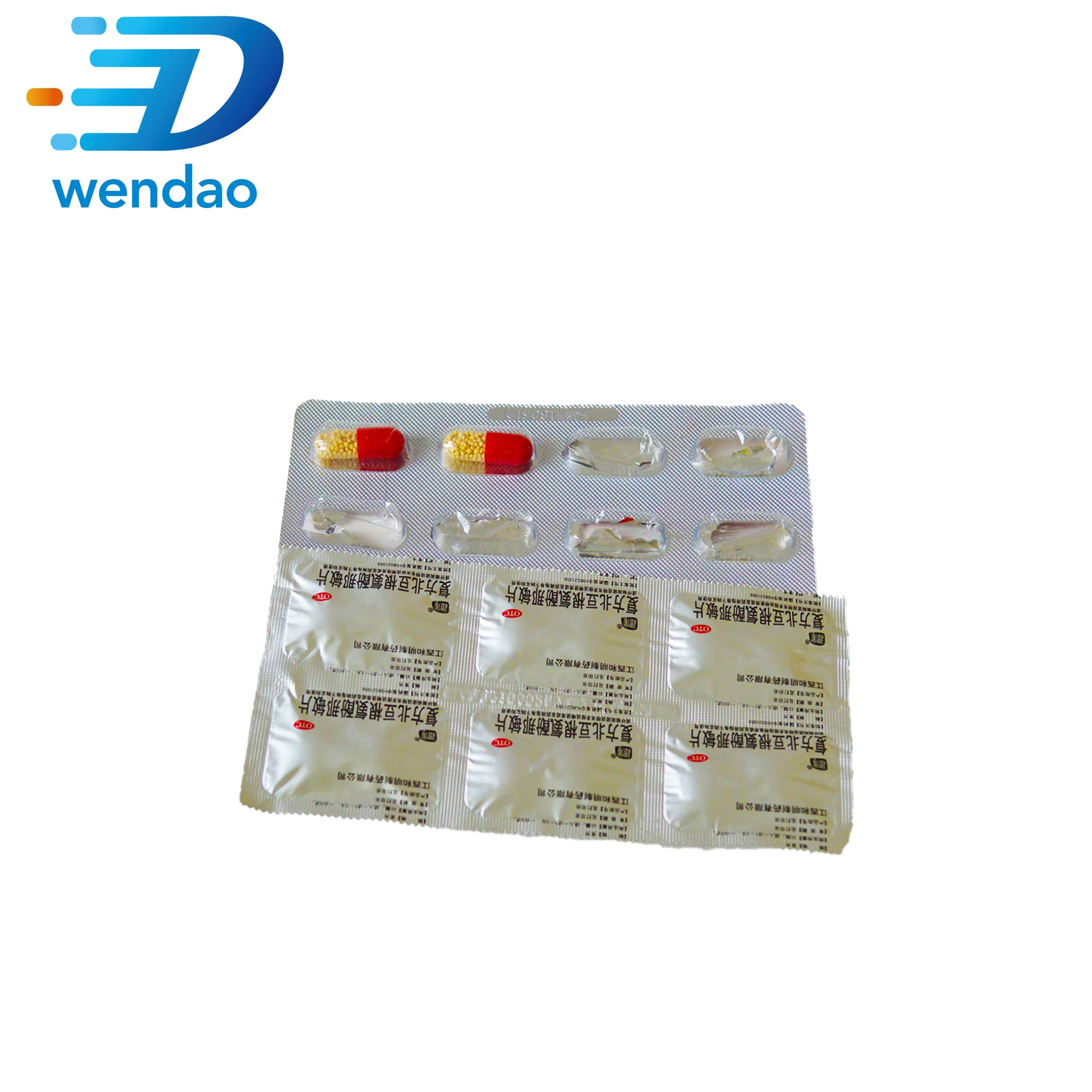 Economical Aluminum Foil Tablets Pills Packaging Blister Custom Pill Packaging Foil