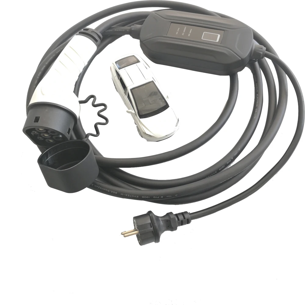  Зарядное устройство для автомобиля FISHER Old Brand EVSE IEC 62196-2 16a type 2 MODE2 5M tesla