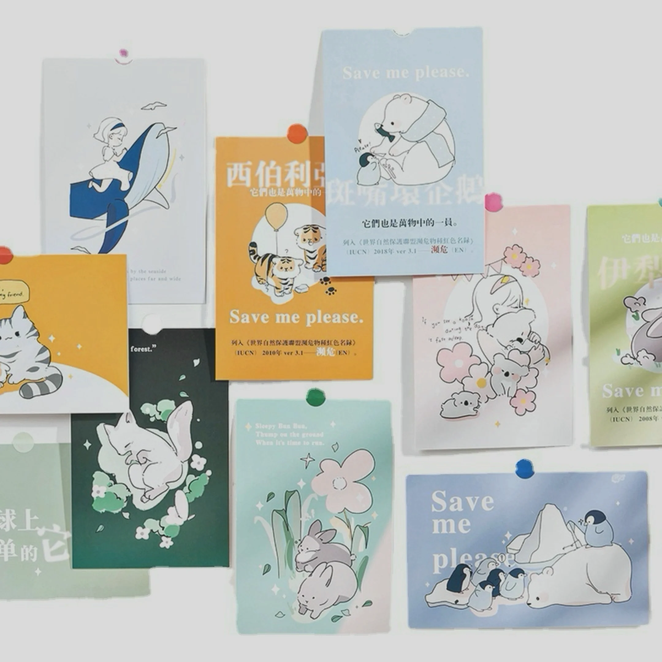 Creative New Year Gift Message Cute Postcard Blessing Greeting Bulk Cardboard Postcard