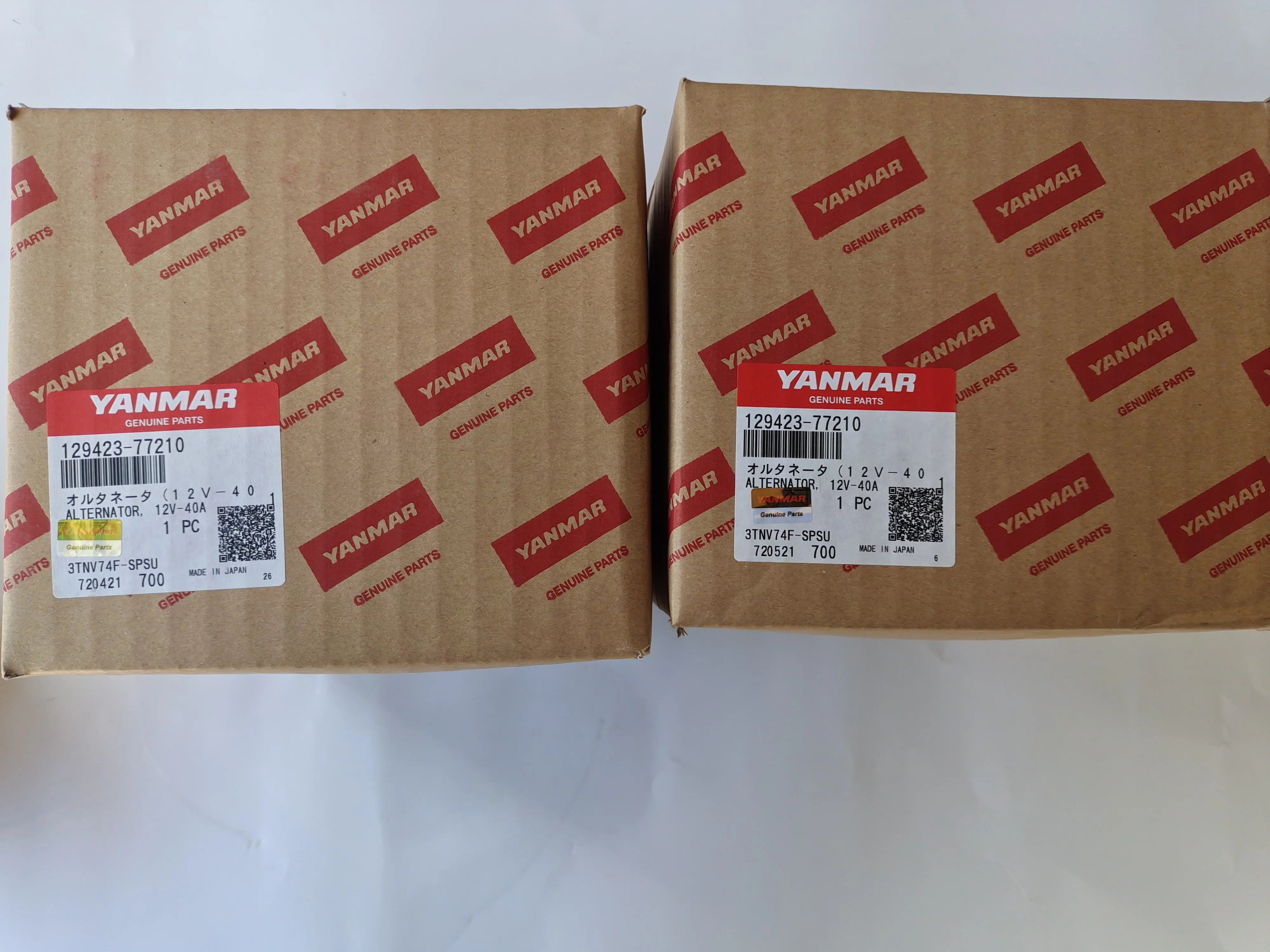 129961-77200 12V 4tnv98 ALTERNATOR FOR YANMAR DIESEL 101211-2590, 101211-2591, 101211-2840, 101211-2841 129961-7720