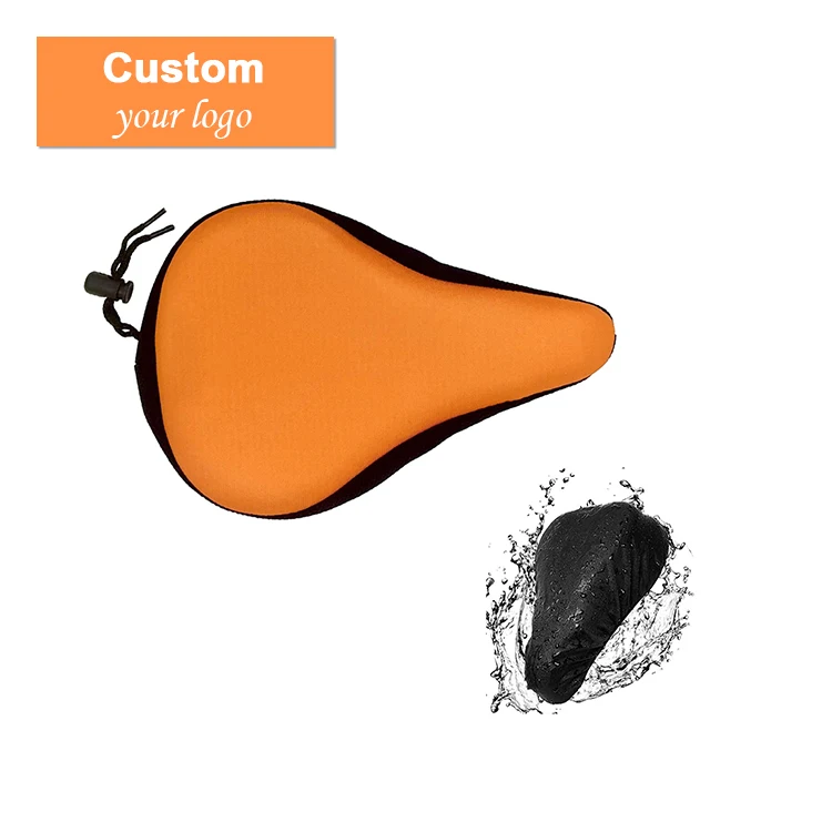 
Custom Gel 3D Padded Memory Foam Soft Cushion Neopren Lycra Bike Cycle Bicycle Saddle Seat Cover for Bikes 