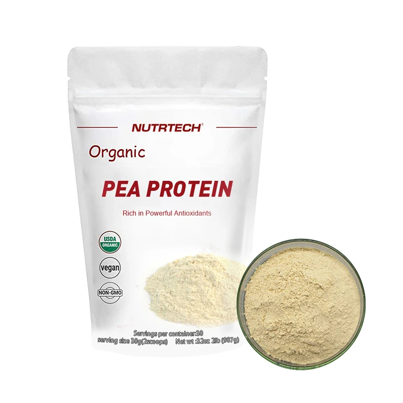 Private Label Vegan Protein Powder Organic Pea Protein Isolate Powder