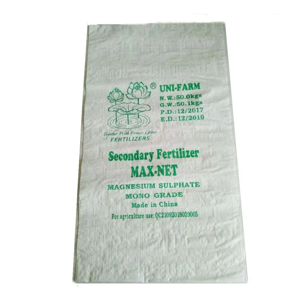 
Printed Agriculture Packaging PP Woven Sacks, Laminated Fertilizer Bag 25 kg 