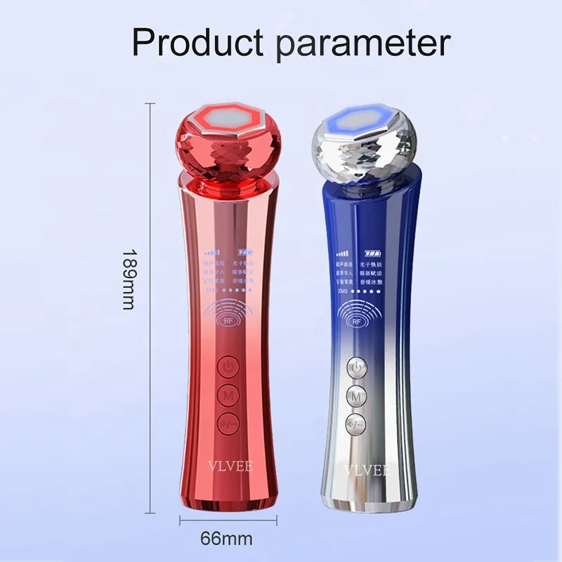 Beauty Equipment hottest sale household care facial skin tightening machine face lifting face massager RF ems beauty instrument