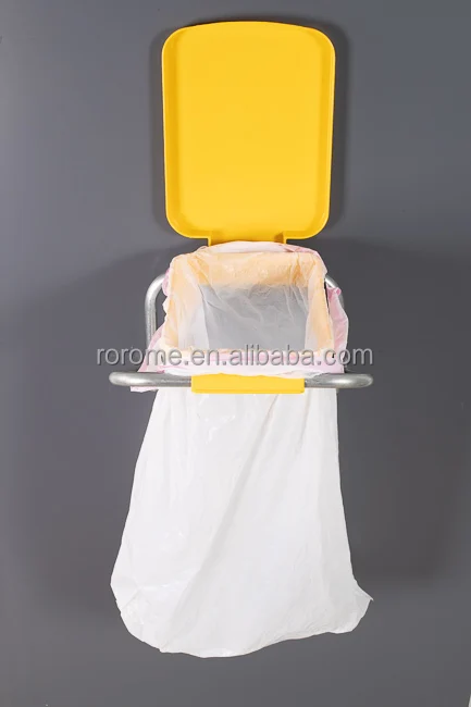 cheap indoor / outdoor metal waste bag holder for home or public area