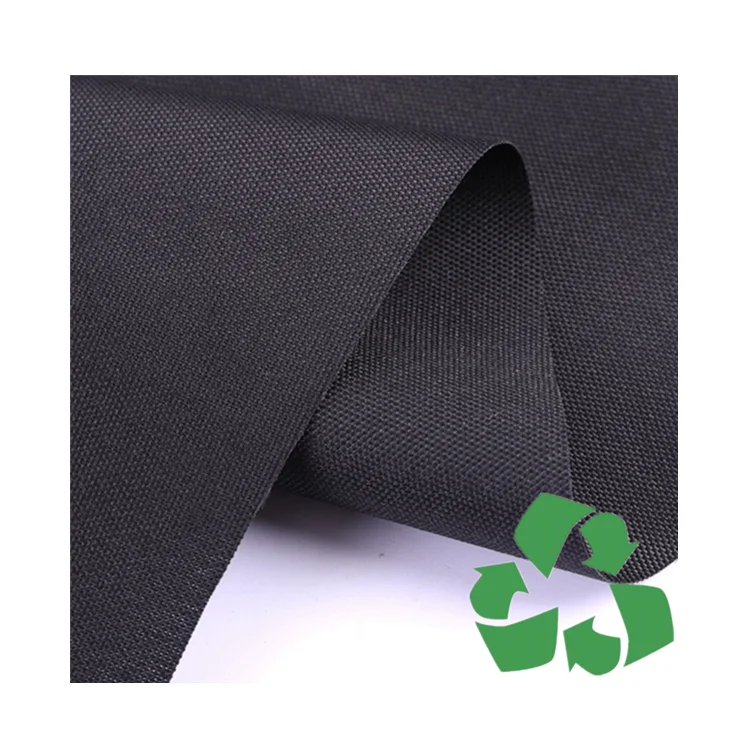 600D Eco-friendly environmental fabric 100% polyester oxford fabric recycled plastic fabric