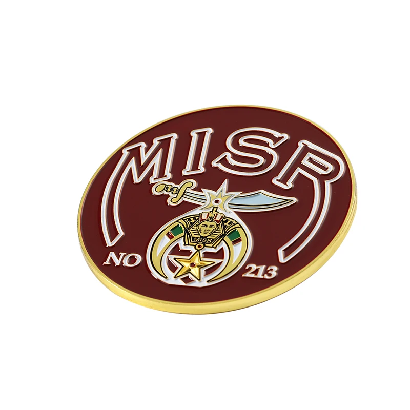 Factory Supplier Custom Car Badge Your Own Logo Metal Zinc Alloy Emblem Badge 3D Soft Enamel Round Grill Badge