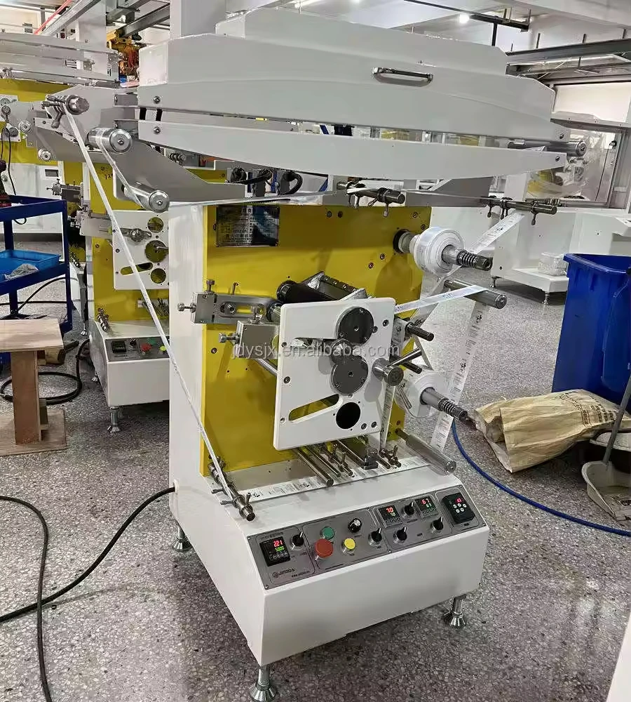 JR-1501 Wholesale Low Price 1 Color 60m/Min High Speed Small Ci Flexo Printing Machine For Paper, Cotton Tape Label