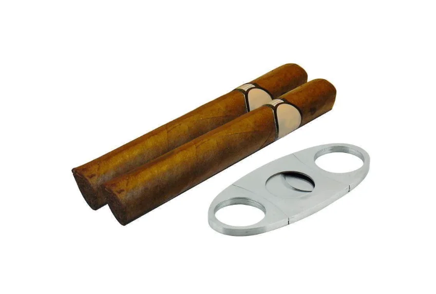 Wholesale custom cigar cutter top seller small scissor cut blade cigar cutter