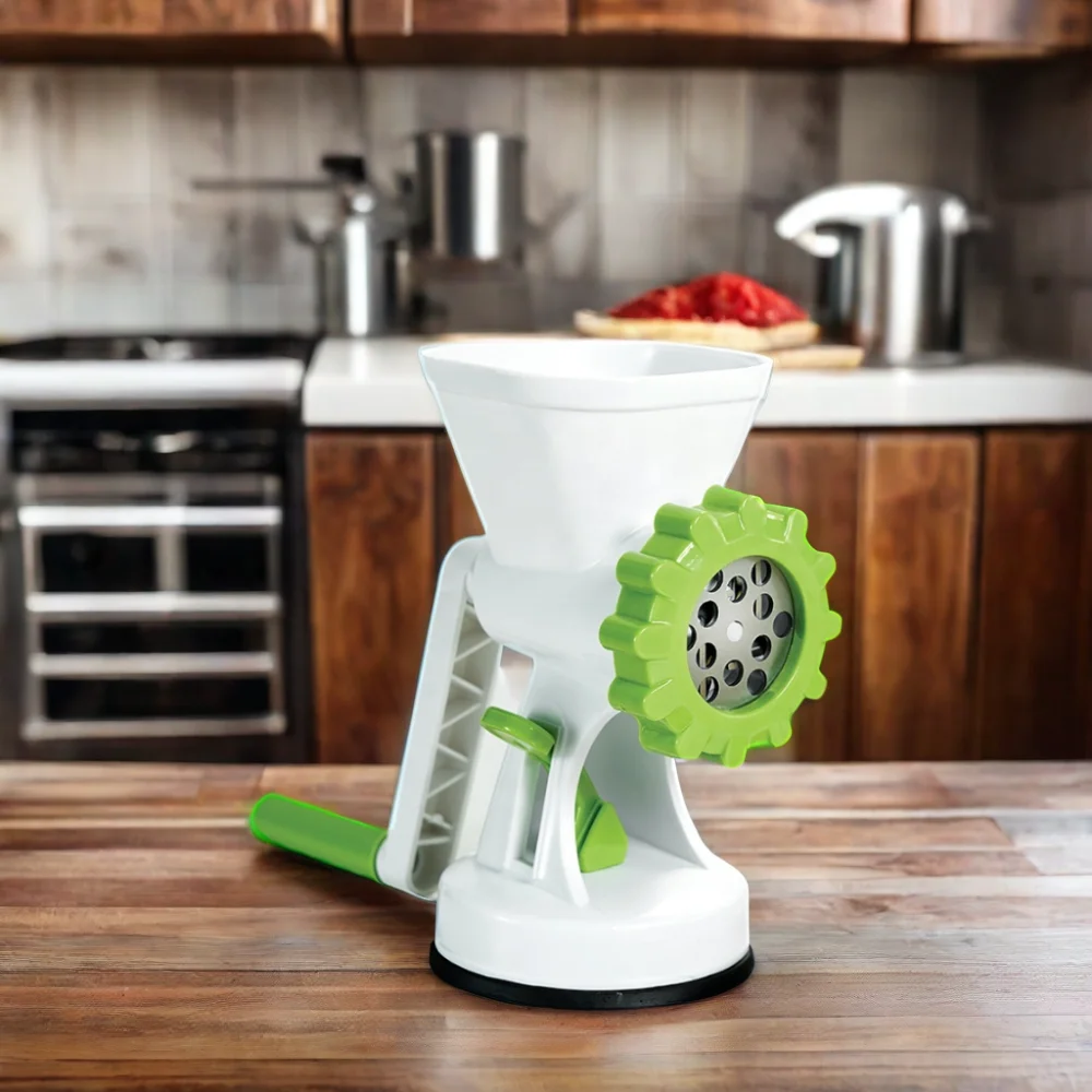 Hot Selling Stainless Steel Manual Mincer for Meat and Garlic Household Kitchen Product in USA Durable Plastic Tool