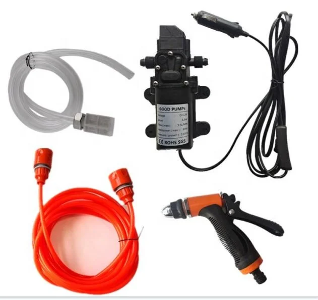 12v portable mini electric high pressure 110v water pump for car wash