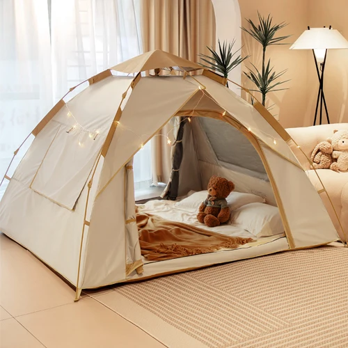 XIASHENG One Bedroom Automatic Features Outdoor Camping  Waterproof Fiberglass Poles Oxford Fabric Low MOQ Manufacturer Supplies