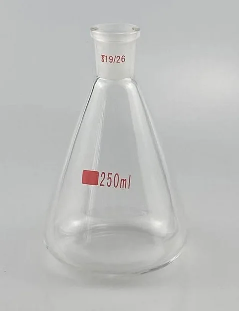  Лабораторная посуда 100 мл коническая колба erlenmeyer с узким