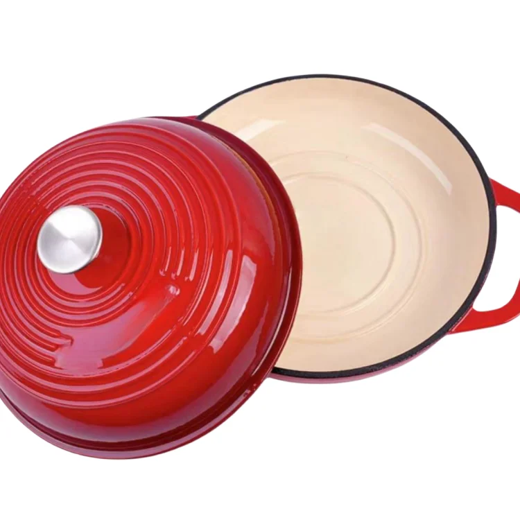 Household Items 6 Quart Nonstick Baking Bread Pot Enameled Cast Iron Cookware Dutch Oven