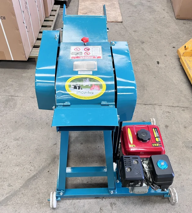 Weiyan Grass Shredder Machine Hay Cutter Home Use Wet And Dry Chaff Cutter 4pcs Blades 0.6-1ton/H For Sale