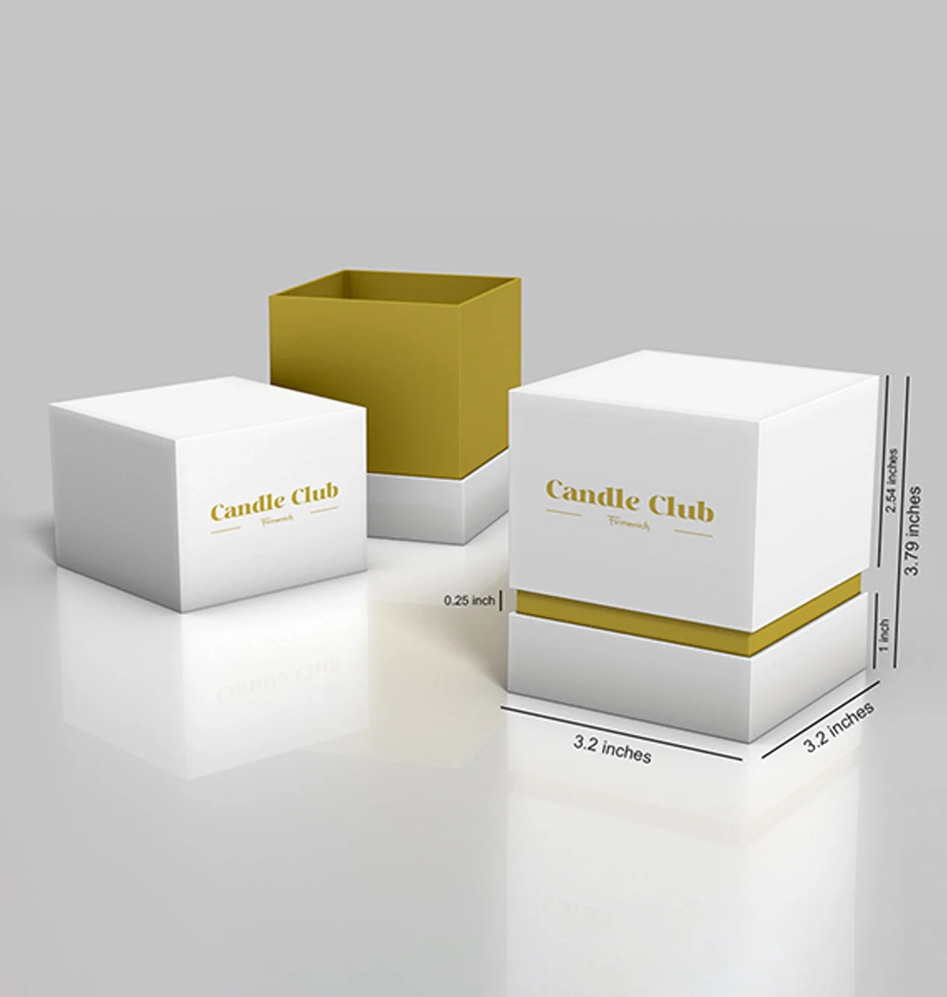 Packing Box Manufacturer Cardboard Luxury Candle Set Shipping Boxes Custom Candle Packaging Box with Logo
