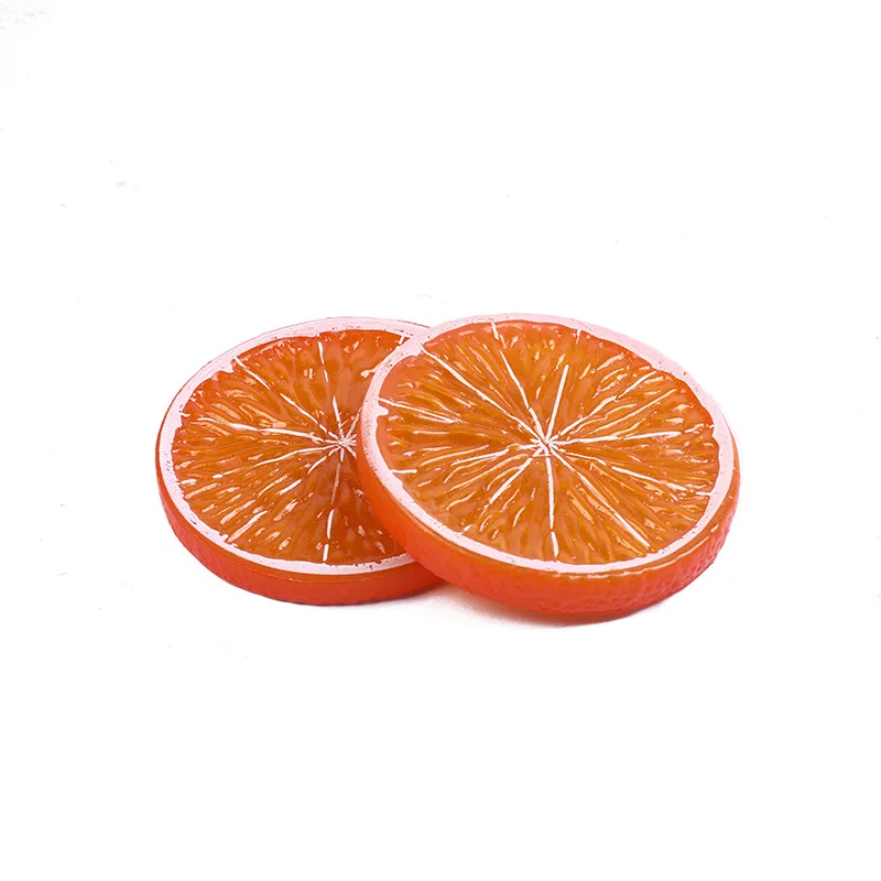 Wholesale Simulated PVC Lemon Fruit Plastic Slices For DIY Home Kitchen Decoration