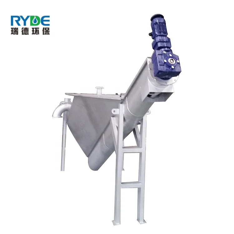 Новый дизайн Oem сервис роторный барабан фильтр сепаратор речной воды винт пресс