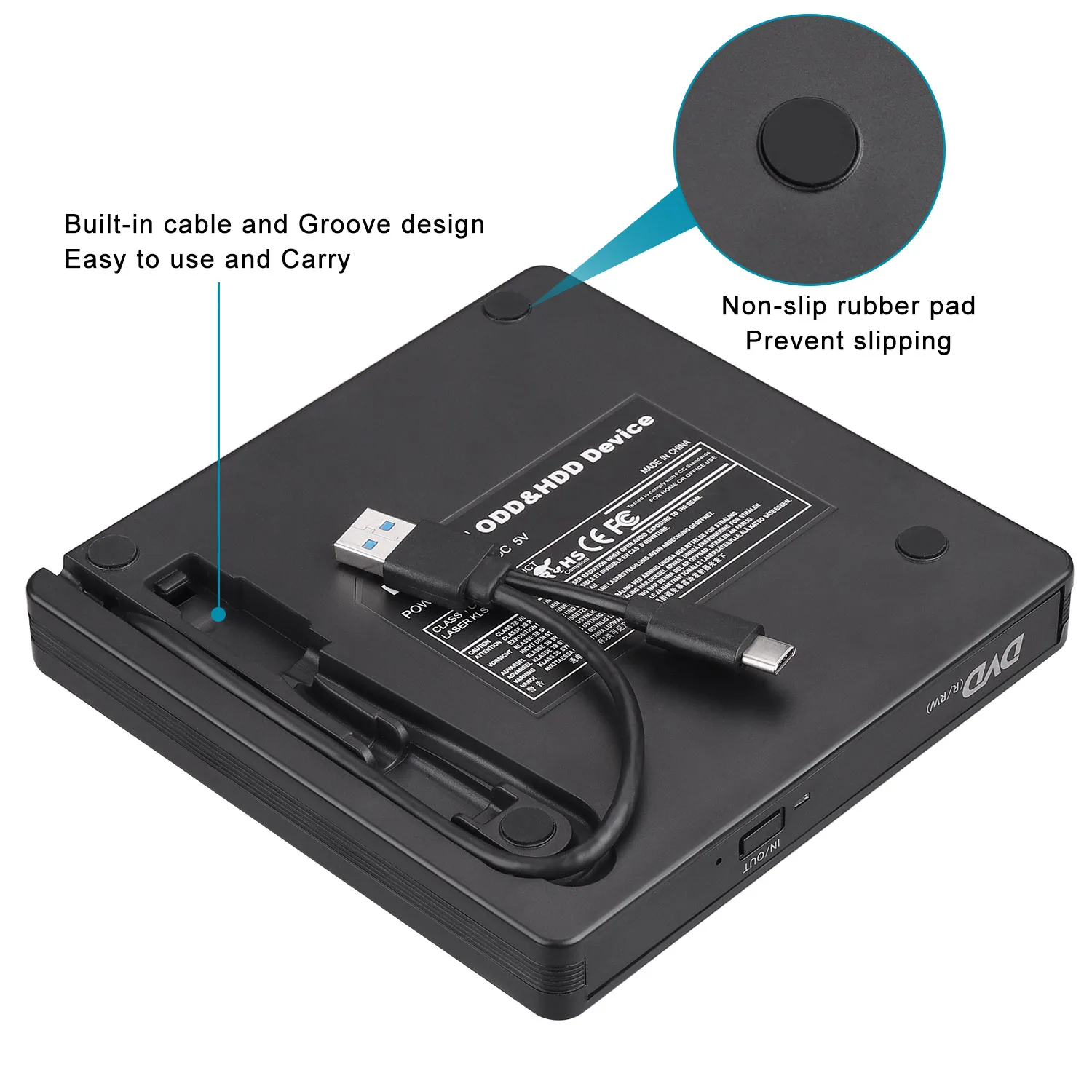 Внешний CD DVD-привод с USB 3 0 и