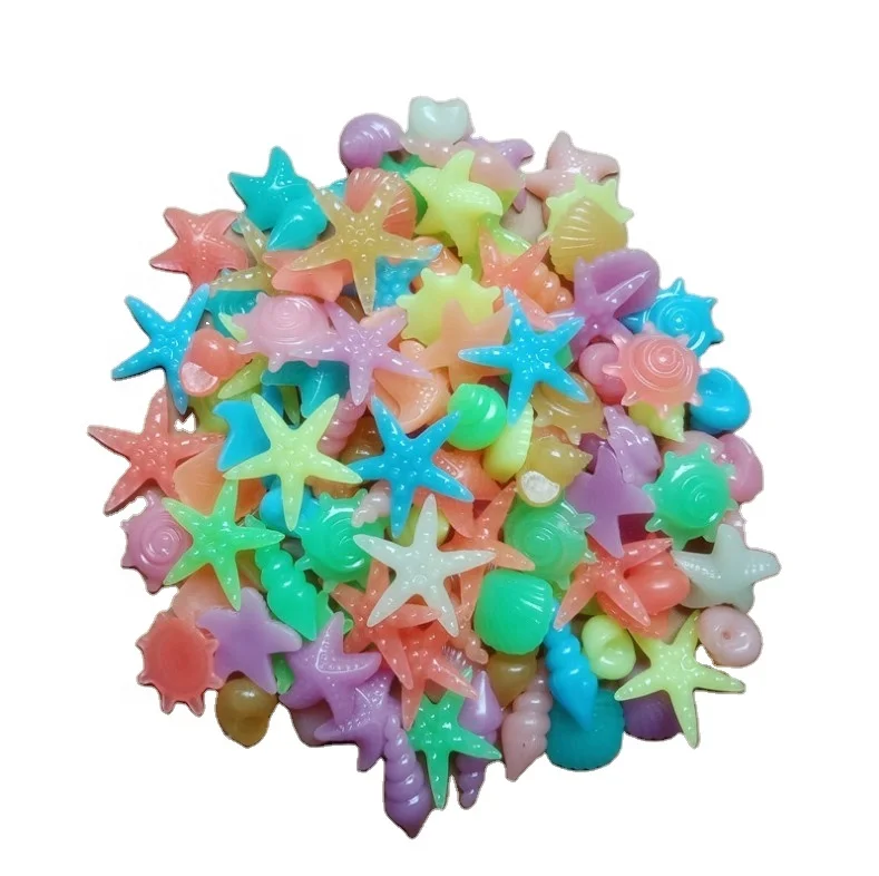 Aquarium Decorative Pebble Stones Glow in The Dark Rocks