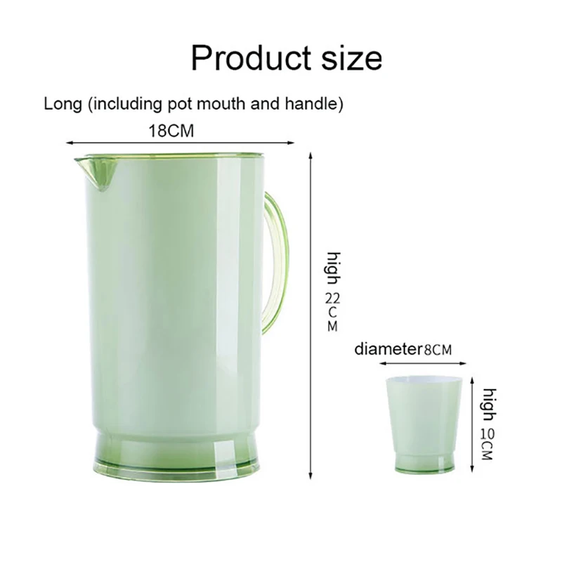 High-capacity Cheap Drinking Water Plastic Drinking Water Jug  with cup 2.1L
