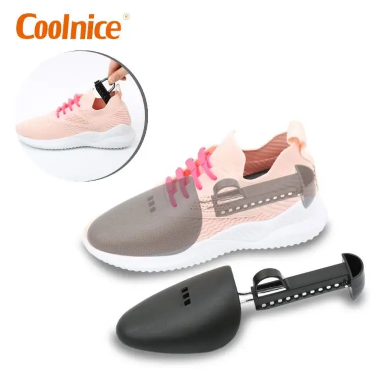 Practical Plastic Adjustable Length Boot Holder Organizers Men Shoe Tree Stretcher