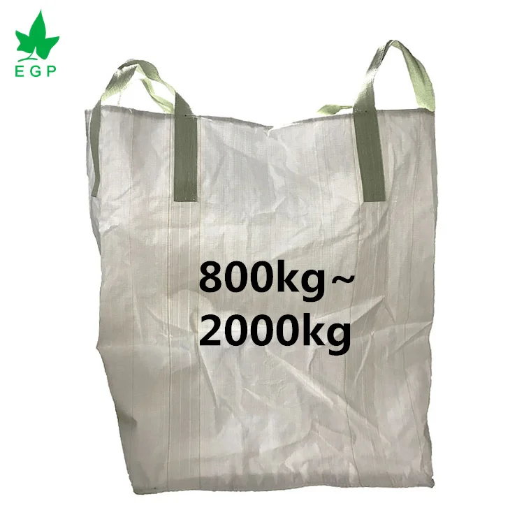 EGP FIBC PP большой мешок 500 кг 1000 1500 промышленный для песка 1 тонна контейнер силоса