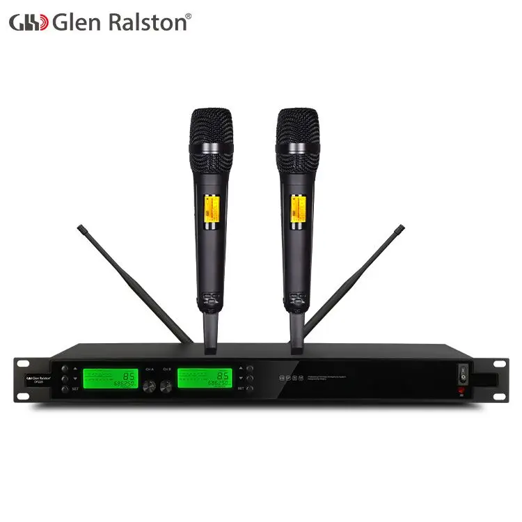 Glen Ralston портативный истинное разнообразие UHF профессиональный беспроводной микрофон