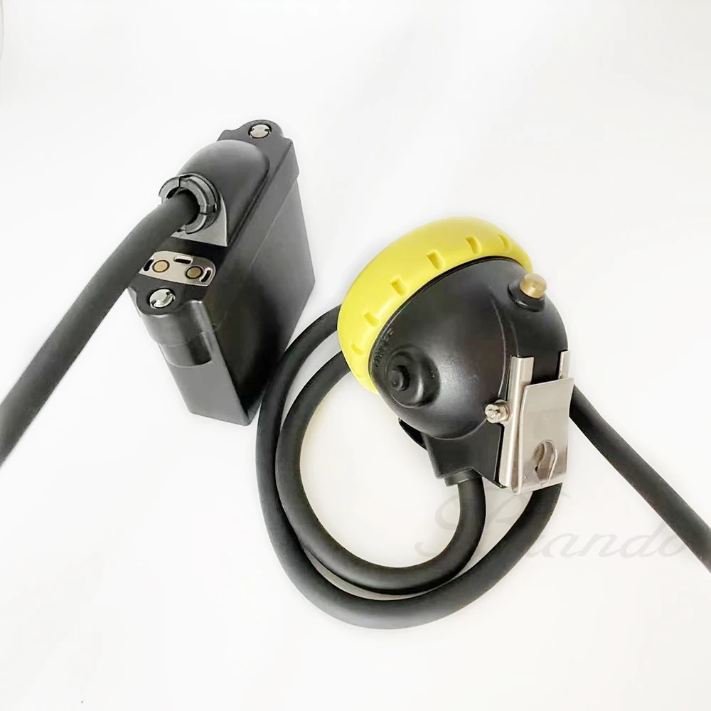 Linterna de cabeza China KL5M con cable para minero, lamparas led , tapa de mineria, 12000Lux