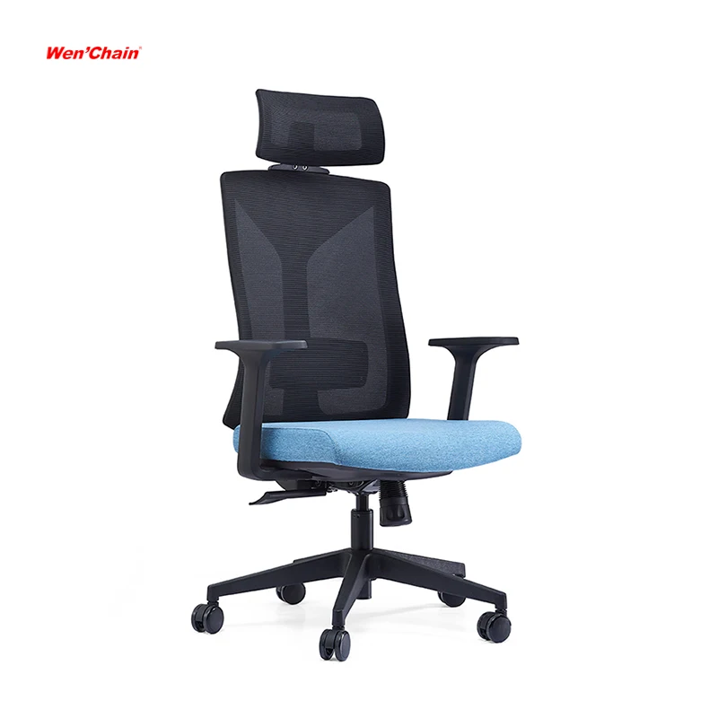 EN1335-2 Certified Workstation Desk Office Furniture High Back Mesh Office Executive Boss Ergo Gaming Mesh Chair