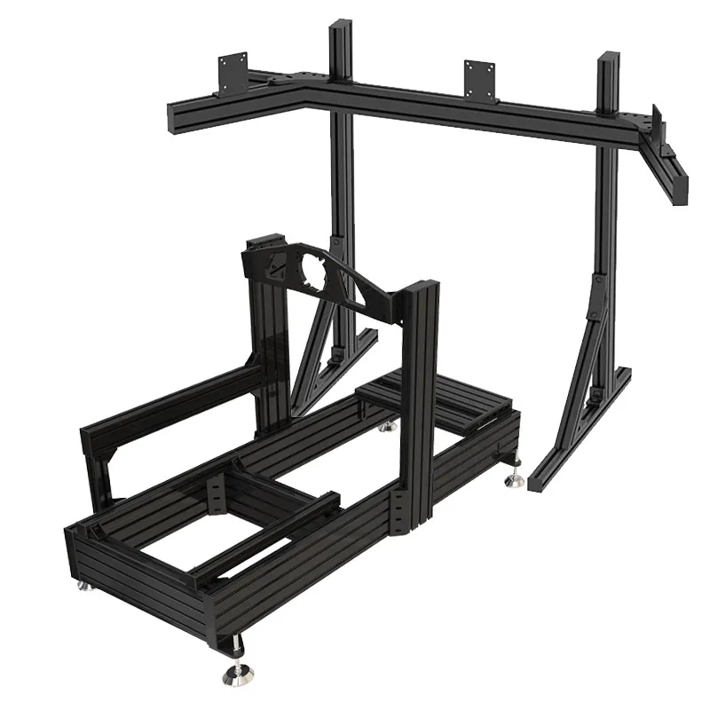 High Quality New Design Aluminium Profile Frame Airbus Flight Racing Gaming Simulator Cockpit Aircraft Seat 8040 12040 Kit