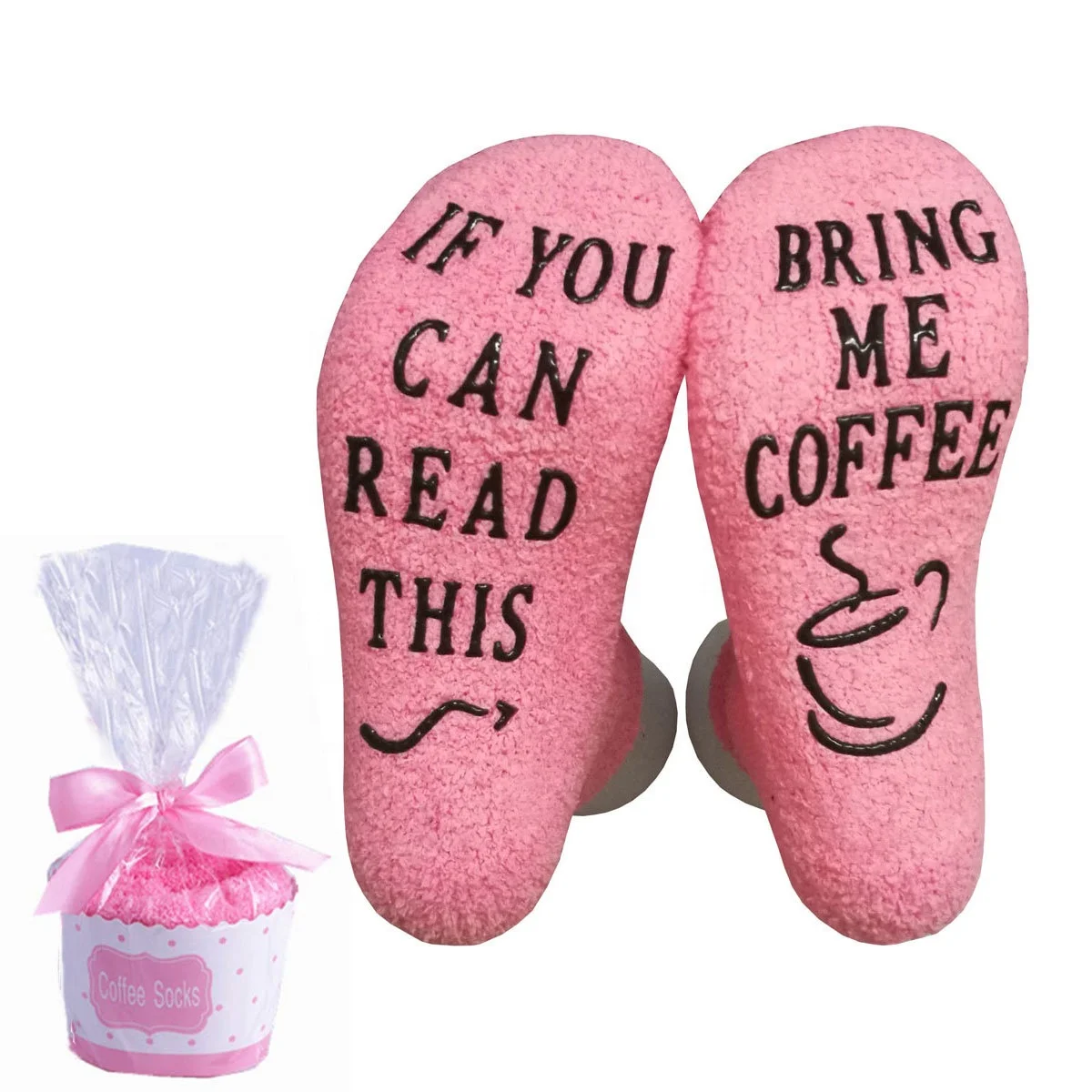 Wholesale Winter Colorful Coral Fleece Creative Cupcake Socks Comfy Socks Women Sleeping Socks