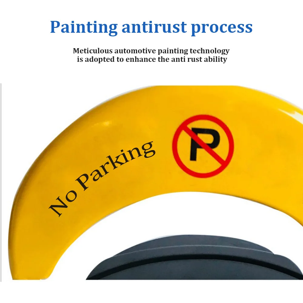 Remote control 30 meters Full protection protect tires car parking lock Automatic Remote Control Smart Parking Lock