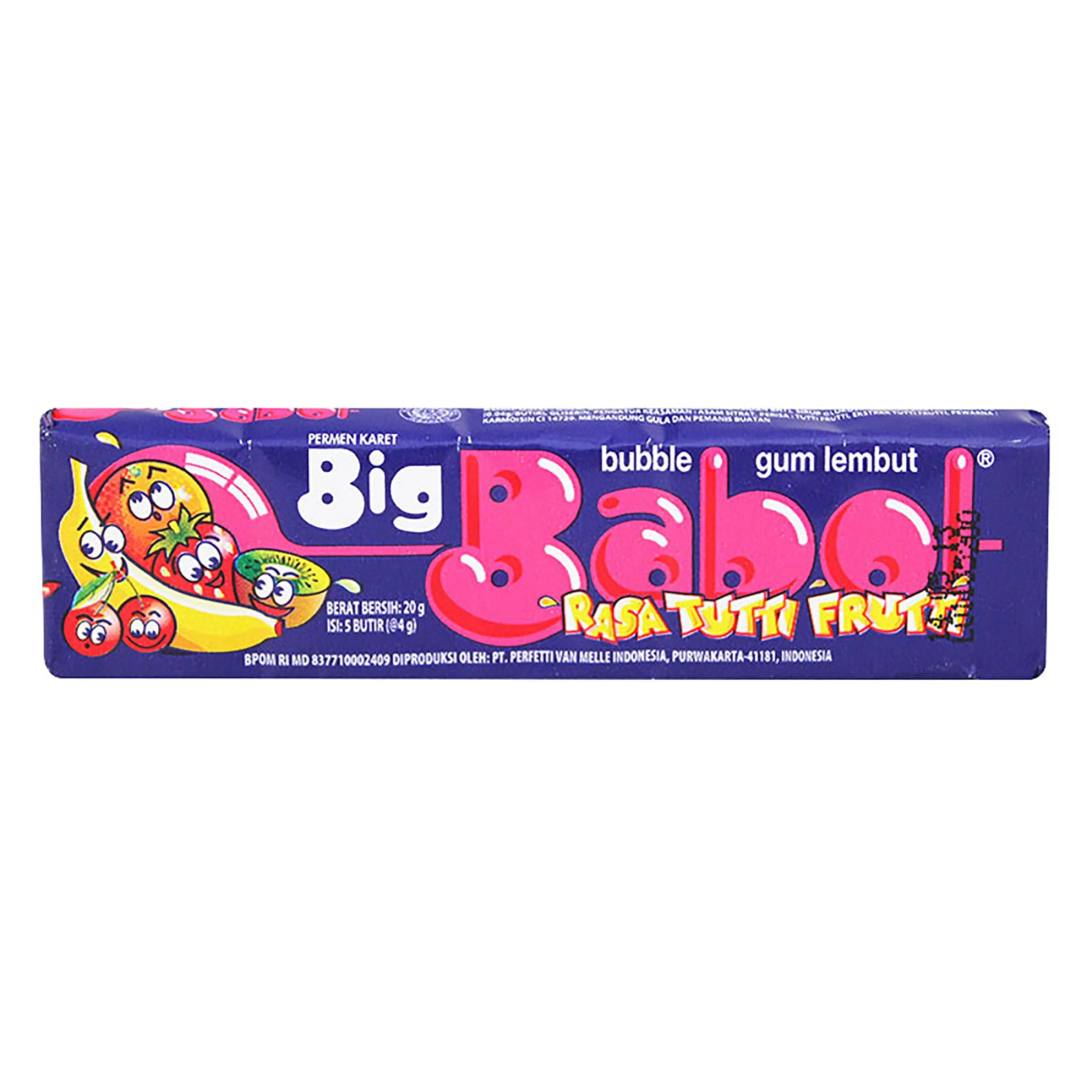 
Factory Wholesale Big Babol Stick Tutti Frutti 20x12 pcs the Best Chewing Gum 