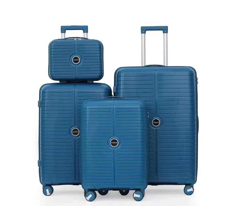 KOOWO Classic Style Cheap Price PP luggage Wholesale  Large Capacity for Long Trip Suitcase Sets