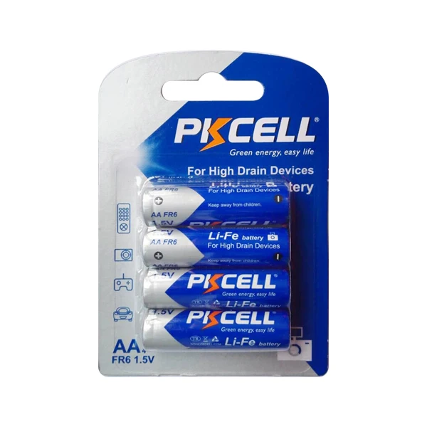 Li-ion Fr14505 Fr6 2900mah Rechargeable 1.5v Aa Size Lithium Ion Battery