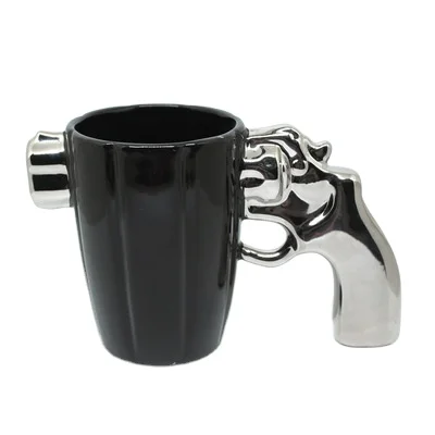 Револьверная кружка, керамические кофейные кружки, кружки с пистолетом, кружка с пистолетом для удивительного подарка
