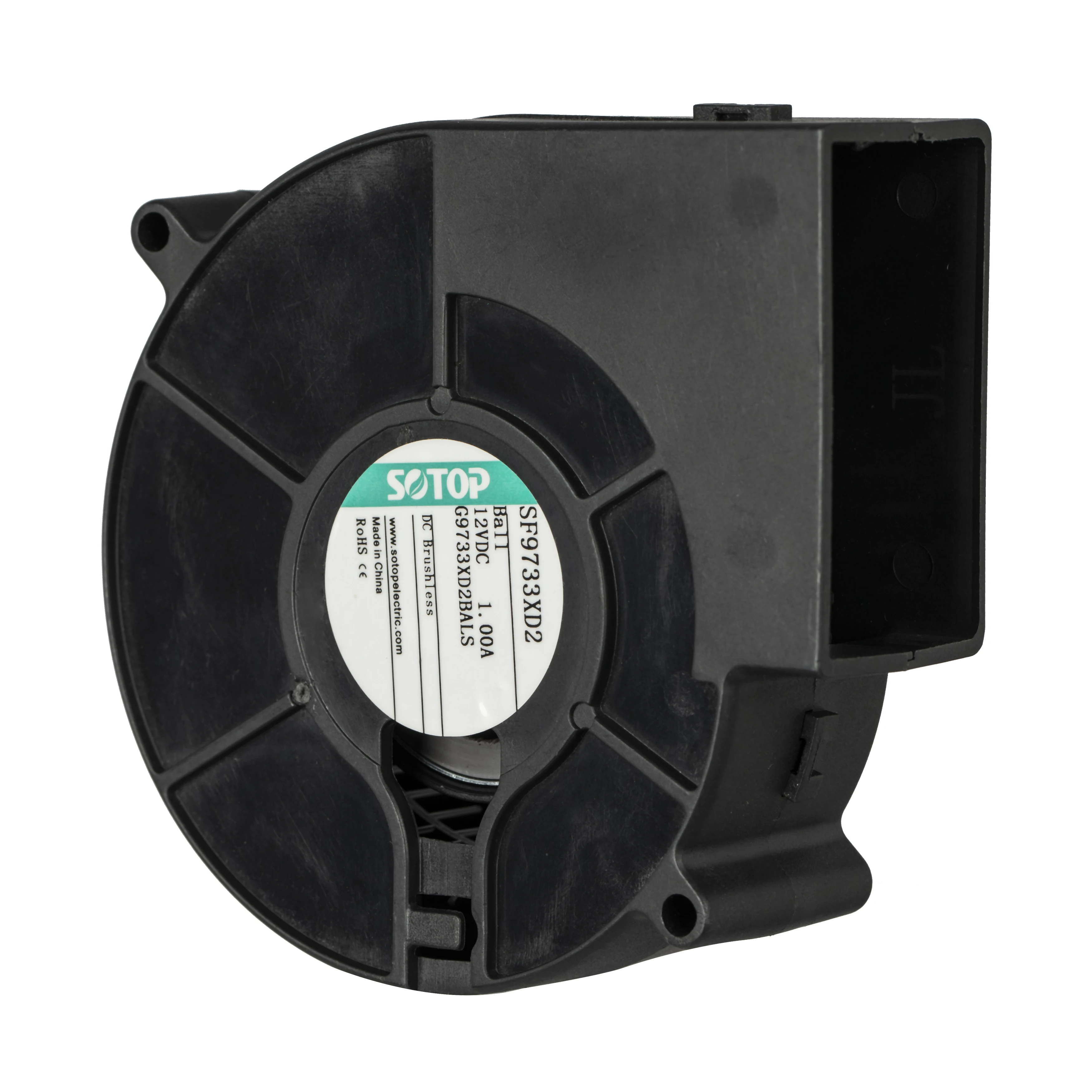 90mm 97x33mm high pressure mini brushless vertical Centrifugal intake exhaust dc cooling fan blower