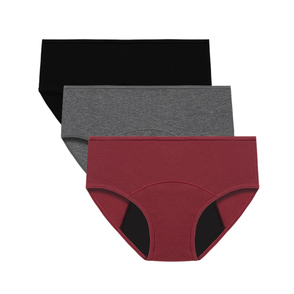 100% Organic Cotton Menstrual Women Panties  Leak Proof Seamless menstrual Panties