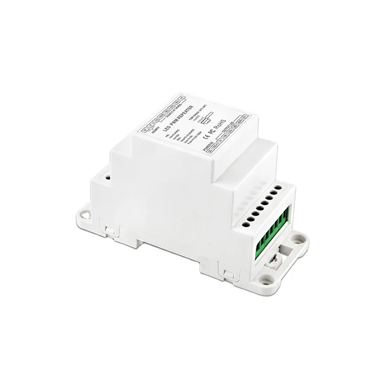 BC-965-DIN Accepts PWM SIGNAL 5CH rgbcct led amplifier DIN RAIL LED Power Repeater