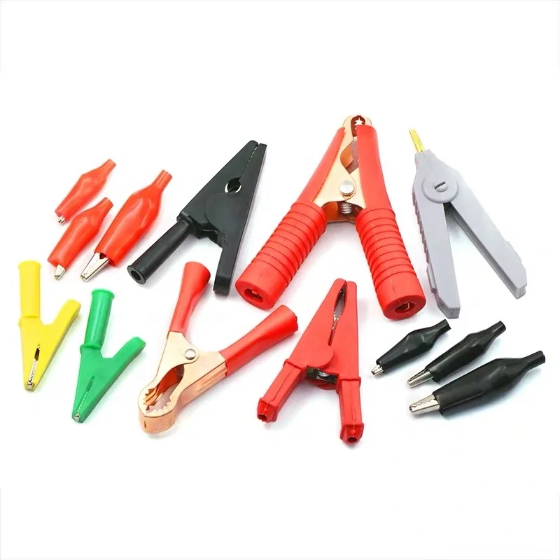 Alligator clip battery wire clip pure copper connector test clip large medium small 5/10/20/30mm
