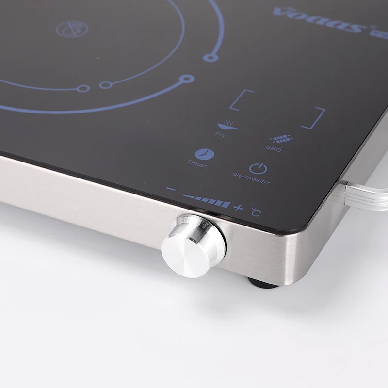 Hot sale 2200w single burner multifunctional  glass electric ceramic stove