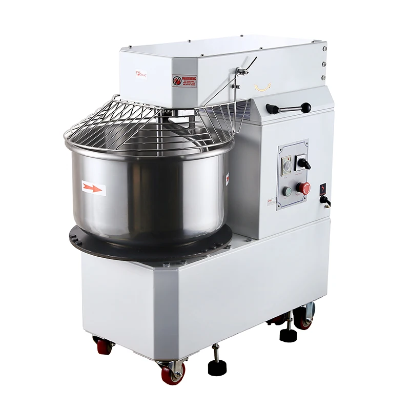 Stainless Steel Electric Kitchen Mixer Dough Kneading Machine / Double Speed Commercial Spiral Dough Mixer, High Quality Dough M