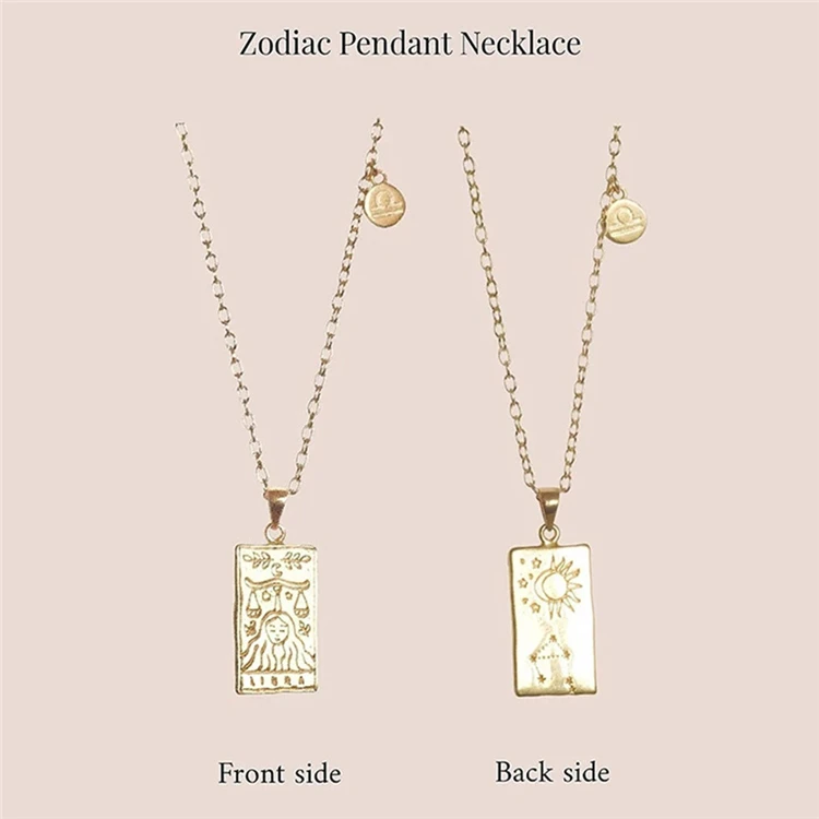  New Arrival Vintage 12 Zodiac Necklace Square